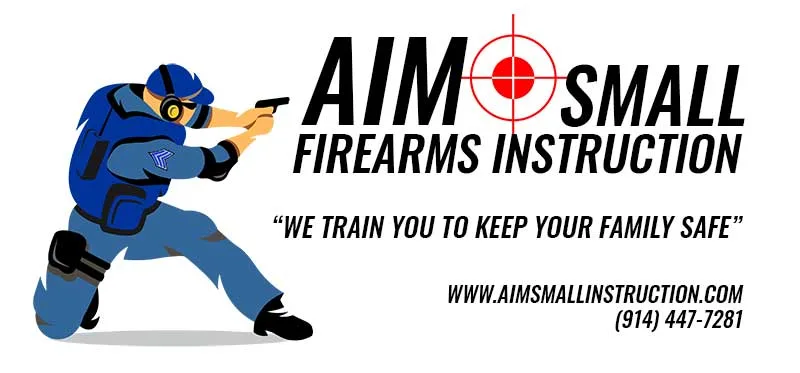 Aim Small Firearms Instruction and LEOSA qualification Logo