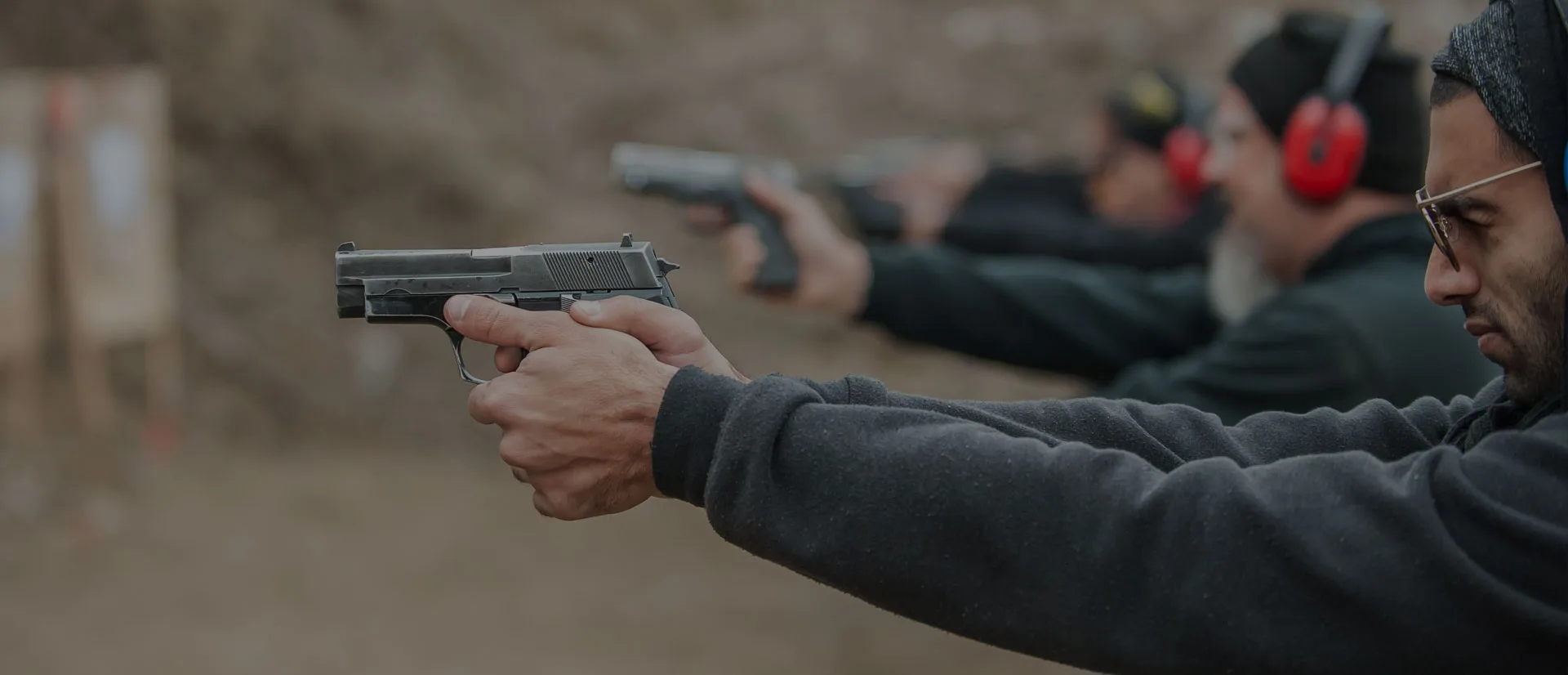 Weapon used by students in our firearms courses.